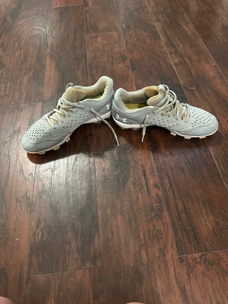 Gray Used Size 10 (Women's 11) Under Armour Cleats