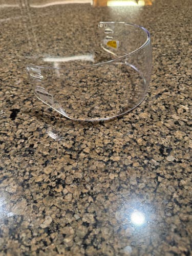 Large Bauer Visor Pro Straight Visor Clear