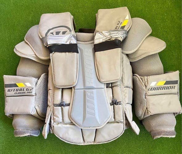 Used Large Warrior Ritual G2 PRO Goalie Chest Protector