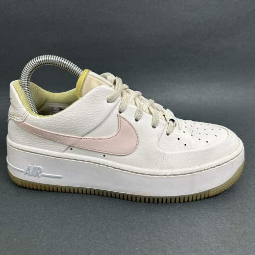 Nike Womens Air Force 1 Sage Low CW5566-100 White Casual Shoes Sneakers Size 7.5