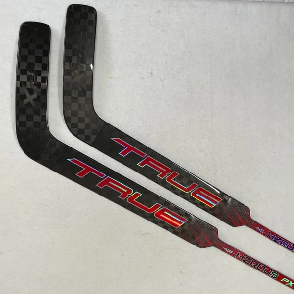 NEW True HZRDUS PX Goal Stick, 25", MC2/P31 Regular Hand, 2-Pack, Red/Black