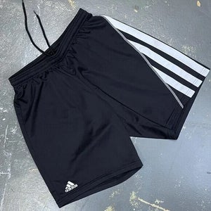 Adidas Youth Unisex X41147 Size Medium Black White Soccer Shorts NWT