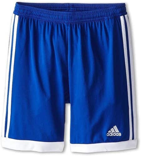 Adidas Youth Boys Tastigo 15 S29427 Size Medium Blue White Soccer Shorts NWT