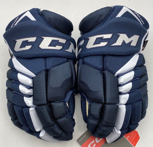NEW CCM Jetspeed FT4 Gloves, Navy/White, 13”