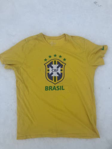 Brasil Soccer Nike T shirt large