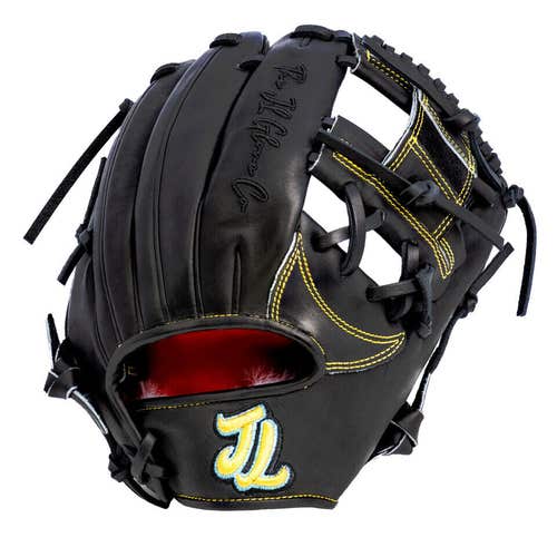 JLXX-SO01-115BK-RightHandThrow JL Glove Co XX Stock SO01 11.5 Black  Right Hand