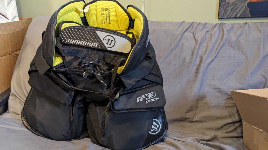 Senior Used Medium Warrior Ritual X3 Pro+ Hockey Goalie Pants