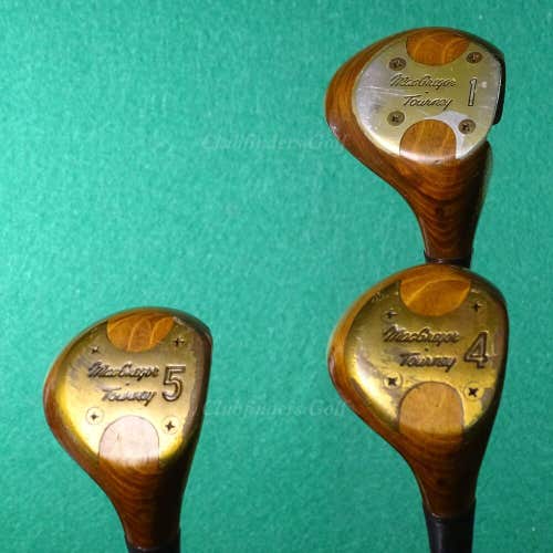 Wilson Tourney Laminated 1, 3, & 5 Woods TT-Lite Steel Regular SET OF 3 *READ*