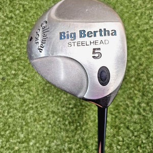 Callaway Big Bertha Steelhead 5 Wood / RH / Ladies Graphite ~41.75" / jd6855