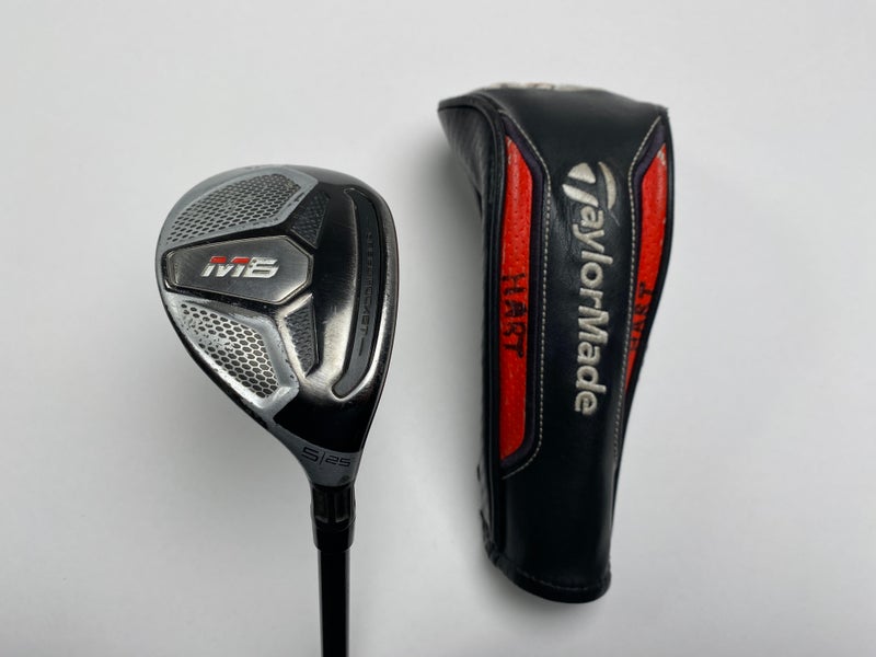 Taylormade M6 5 Hybrid 25* Fujikura Atmos 6R Regular Graphite RH Undersize Grip