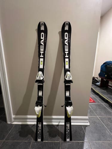 Head World Cup Rebel Slalom Skis With Bindings 126