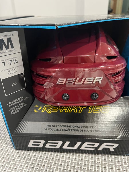 New Medium Bauer Re-Akt 150 Helmet