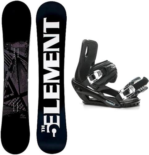 New 5th Element Forge snowboard with 5th Element bindings; Size: 161 wide