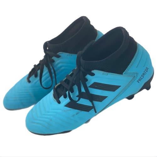 Adidas Predator 19.3 FG Soccer Cleats • Sz M6 W7 • Bright Cyan Blue
