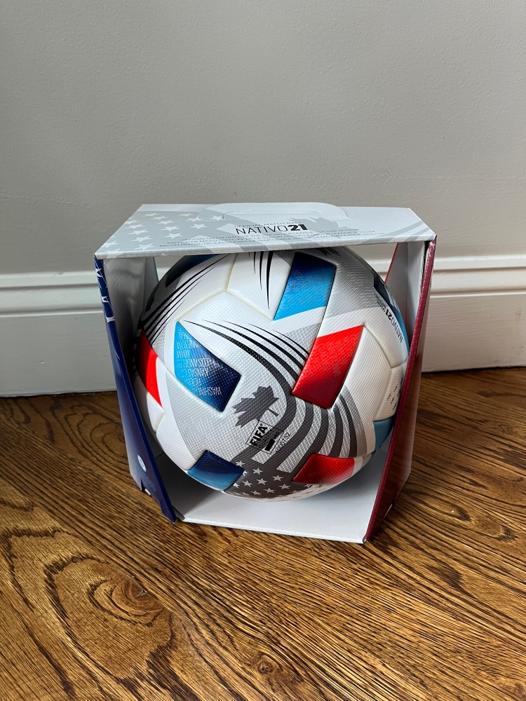 ADIDAS MLS PRO NATIVO 21 OFFICIAL MATCH SOCCER BALL SIZE 5 White GK3504