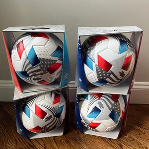 ADIDAS MLS PRO NATIVO 21 OFFICIAL MATCH SOCCER BALL SIZE 5 White Lot Of 4
