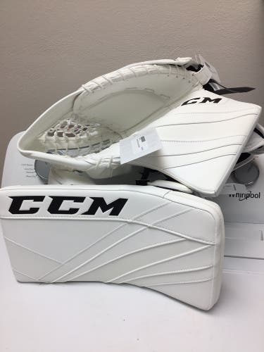 CCM EFlex 5.9 Int Goal Catch/Block Wht Set