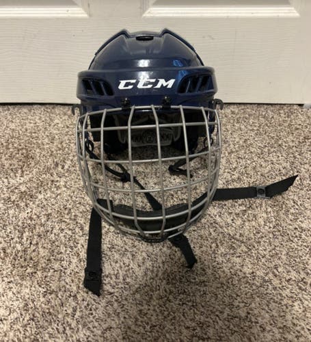 Ccm navy helmet