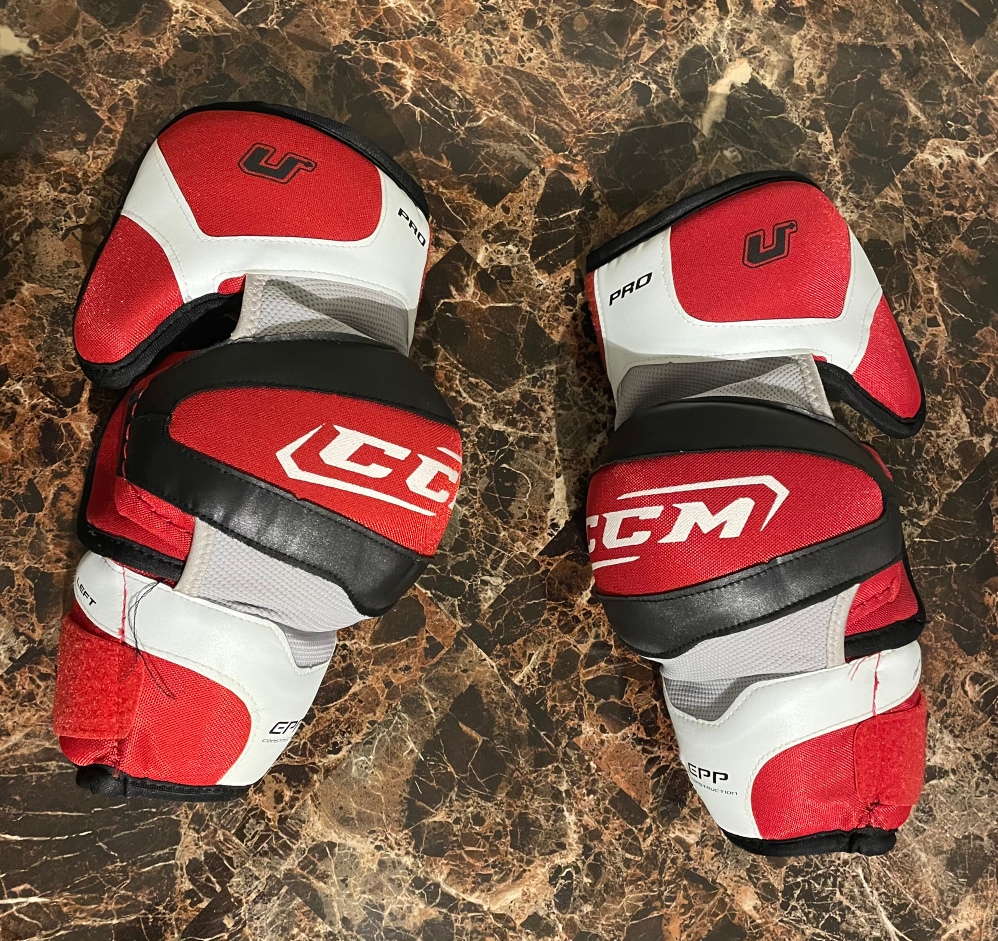 Used Medium CCM Pro Stock CCM U+PRO-NHL Elbow Pads