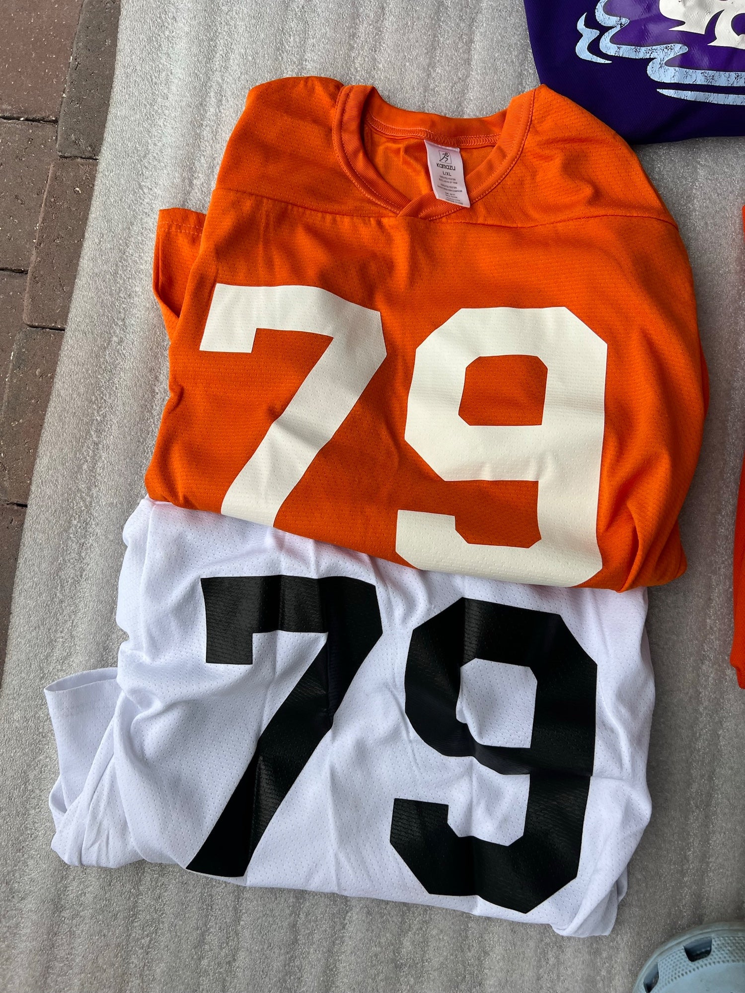 Orange fan gear jersey