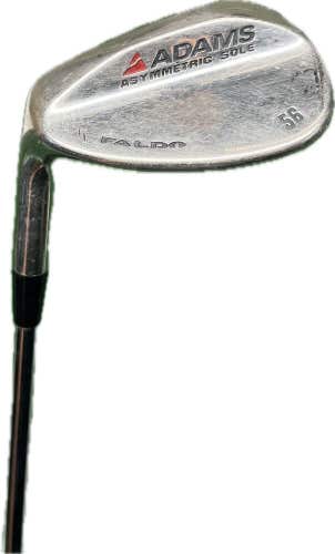 LH Adams Golf Faldo 56° Sand Wedge True Temper Wedge Flex Steel Shaft 35.5”L
