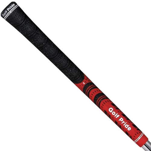 Golf Pride New Decade MCC Golf Grips - Red / Black - MIDSIZE - Authorized Dealer