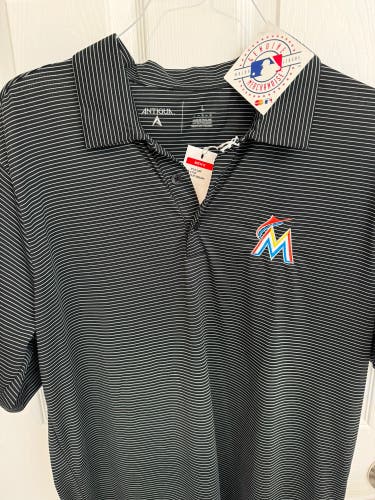 Marlins polo Size Large