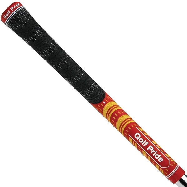 Golf Pride New Decade MCC Teams Golf Grips - Red / Yellow (Gold) - STANDARD