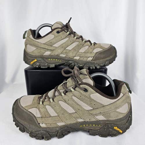 Merrell Hiking Shoes Womens 9.5 Brown Moab 2 Low Lace Up Suede Mesh J52480