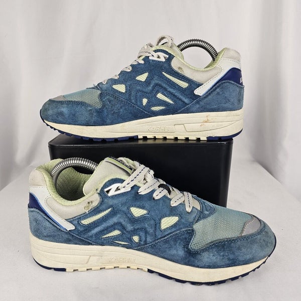 Karhu Legacy 96 Blue Suede Trainers Shoes Mens Size 6, Womens 7