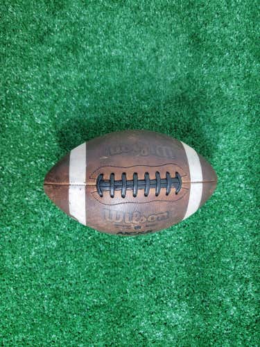 Used mudded/prepped Adult Leather Wilson Football