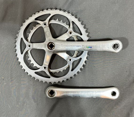 Vintage Shimano 600 Tricolor FC-6400 172.5mm 53/39 Double Crankset Fast Shipping
