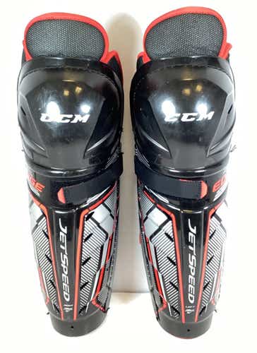 Used Ccm Jetspeed Edge Shin 15in 15" Hockey Shin Guards