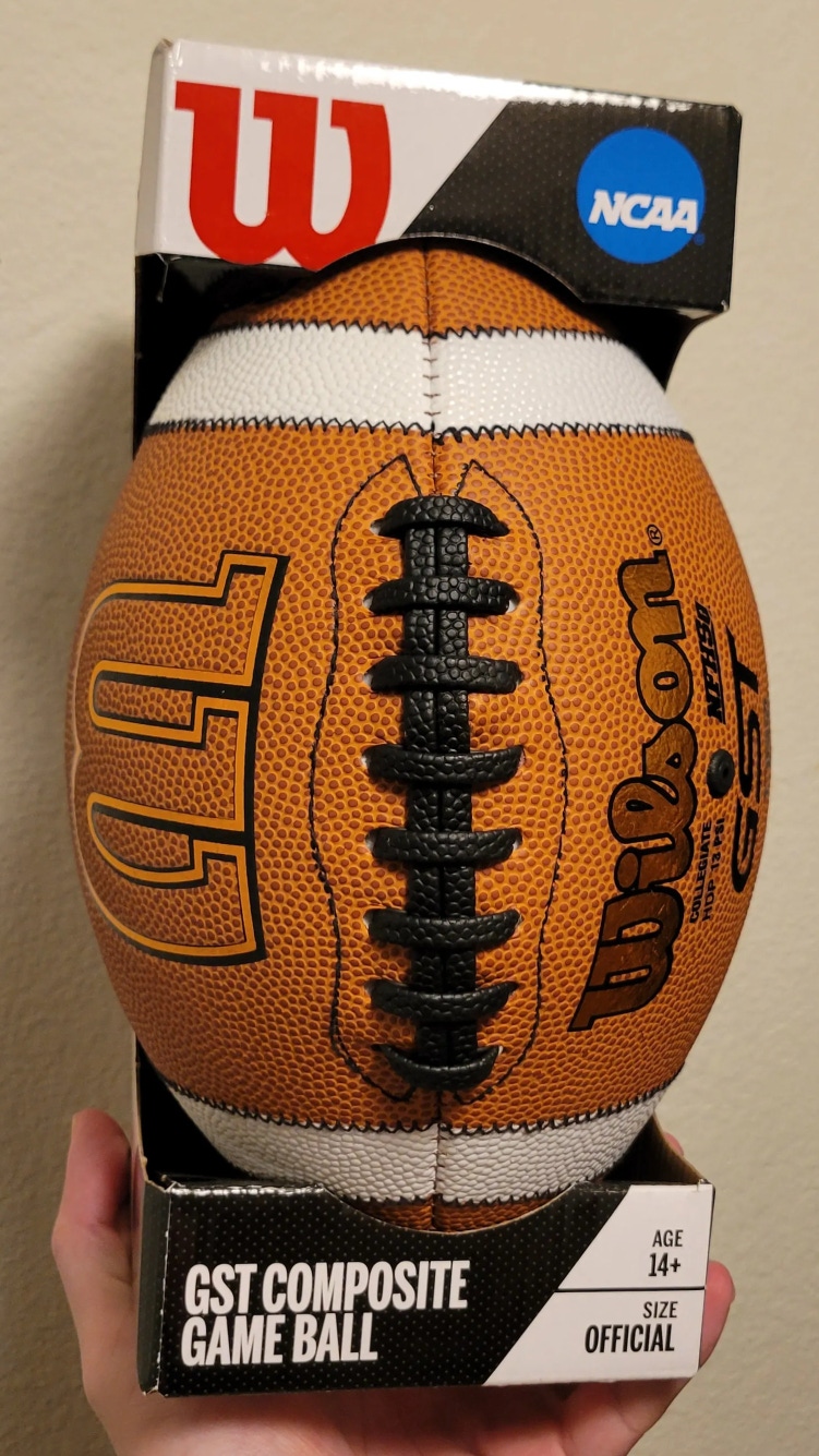 Wilson GST Composite Football New In Box Official Size