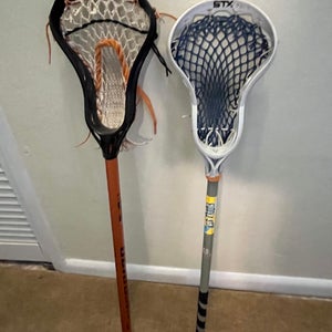 Lot of 2 mini sticks Lacrosse