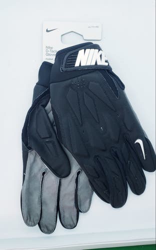 Nike D-Tack 7.0 Football NFL Gloves Padded Black FN0276-017 Men’s XXL $80 NEW