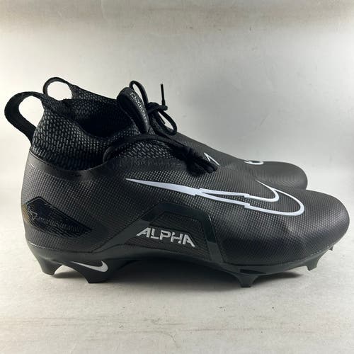 Nike Alpha Menace Elite 3 Men’s Football Cleats Black Size 12 CT6648-010