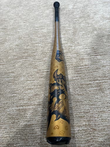BBCOR Certified Alloy (-3) 30 oz 33" Voodoo One Gold Bat