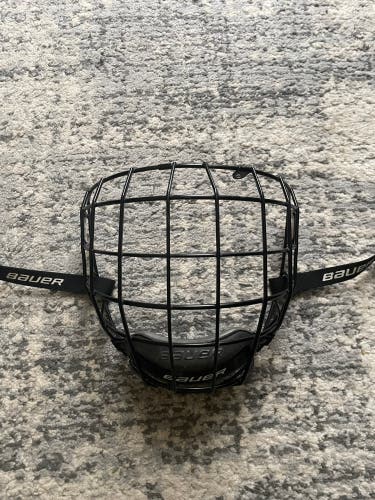 Large Bauer Full Cage Profile II Facemask - Black