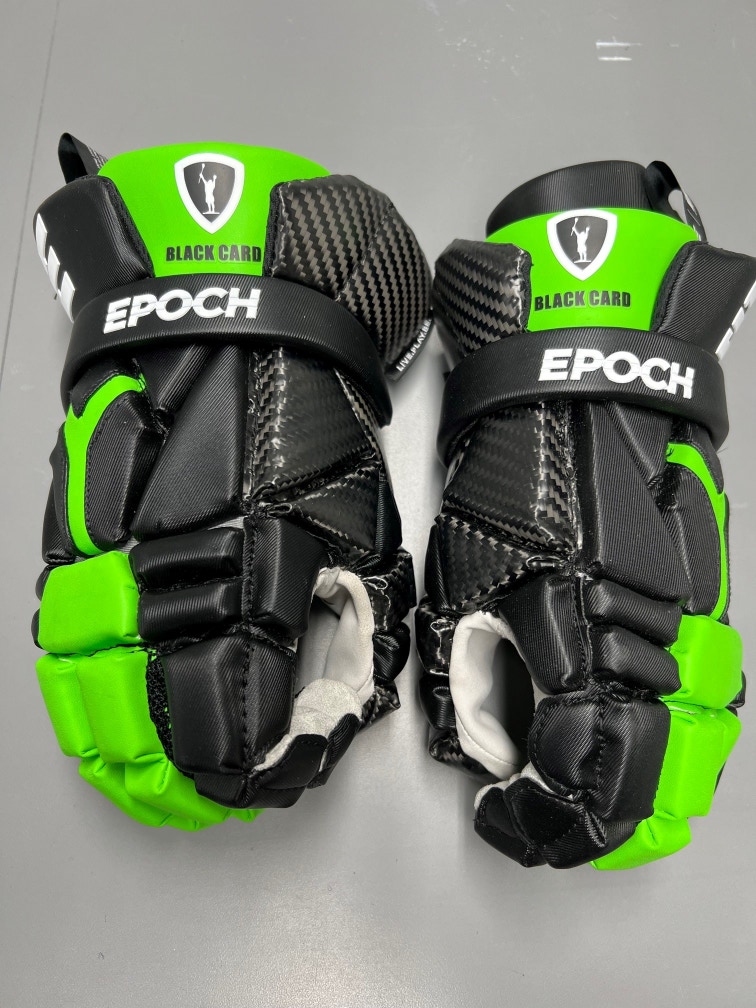 New Integra LE Lacrosse Gloves 13" Adrenaline Black Card