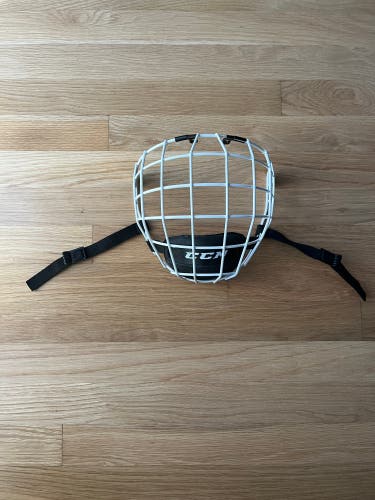 CCM FM580 Hockey Helmet Cage - White - Size M