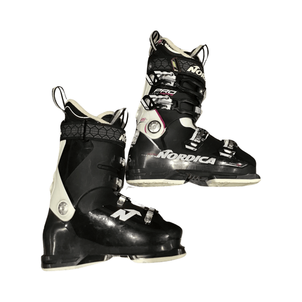 Used Nordica Pro Machine 85w 245 Mp M06.5 W07.5 Women s Downhill Ski Boots