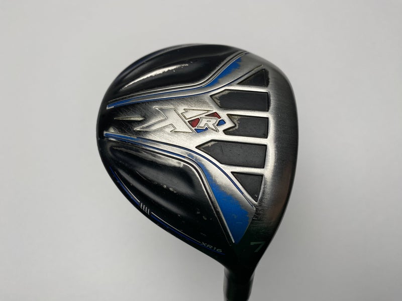 Callaway XR 16 7 Fairway Wood 21* Accra FX 100F Regular Graphite RH Midsize Grip