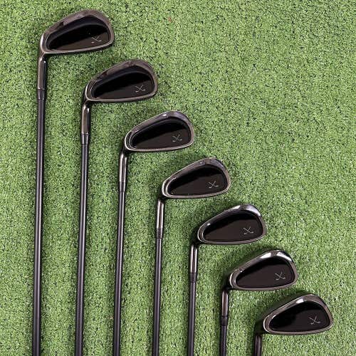 READ Stix Golf Iron Set 5-PW SW Graphite Stiff Flex Left Handed -1/2” Short