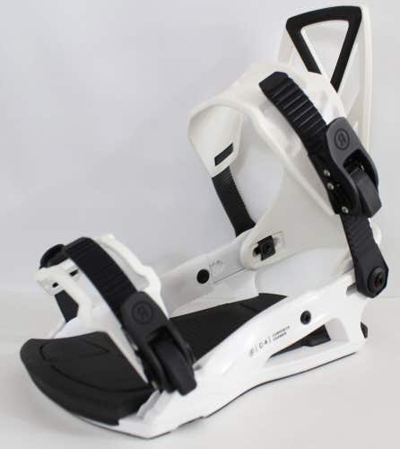 Ride C-4 Snowboard Bindings Medium (Men's US Size 6- 10) White 2025