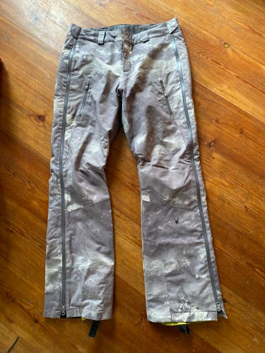 Gray Used Size 12 Spyder Pants Full Zip