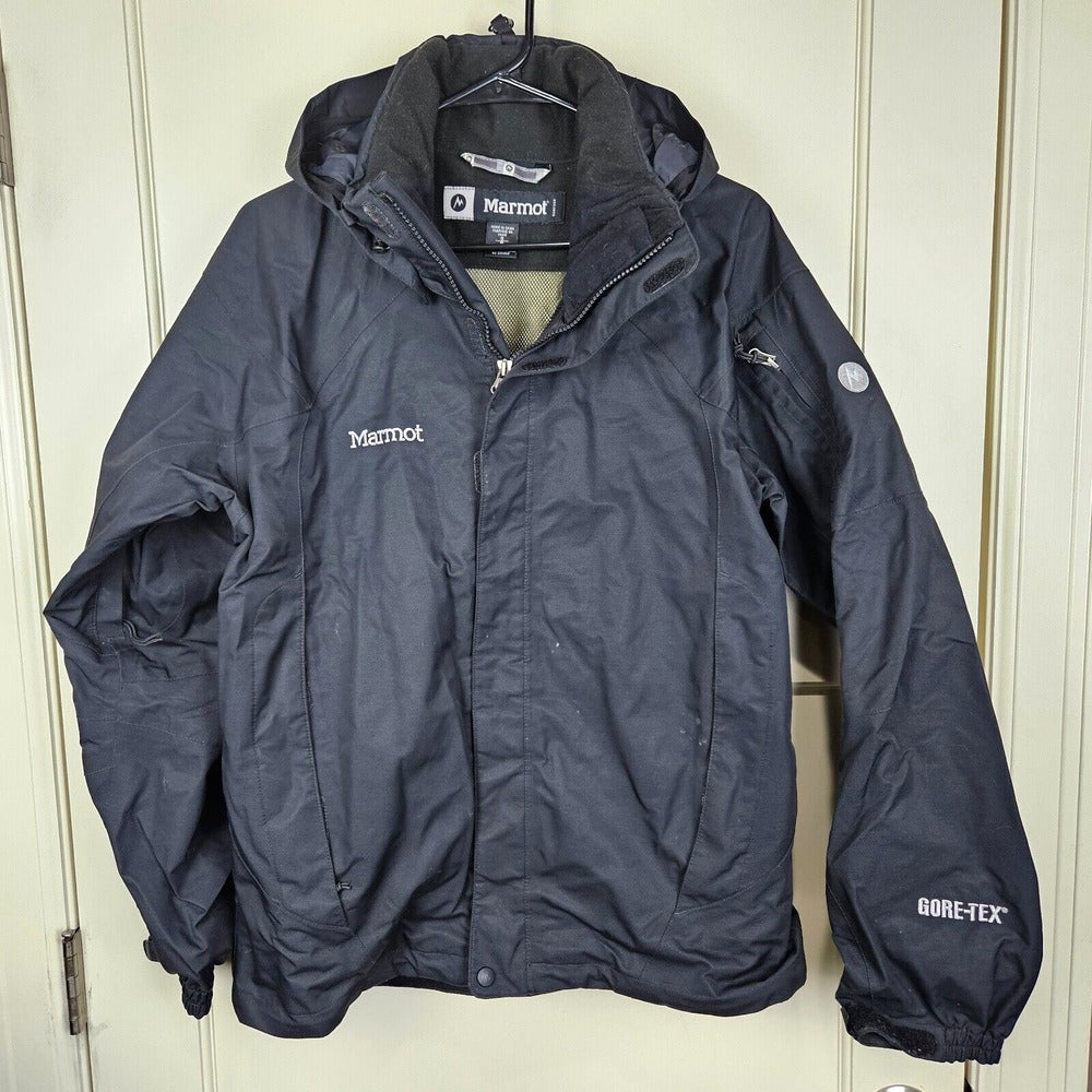 Marmot Stride Jacket Men's Full Zip Fleece Lined Ripstop Running Hike Size:  S
