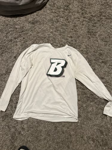 White XL Binghamton Long Sleeve Nike Shirt