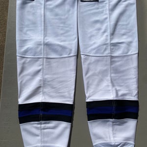 CCM Edge Pro Stock Hockey Shin Pad Socks Avalanche White 7345