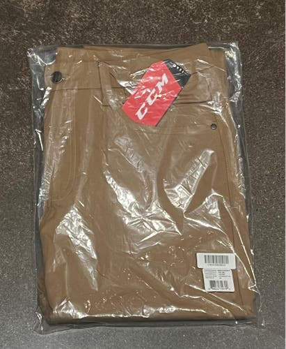 New CCM Team Men’s 34” Khaki Pants (In Bag)